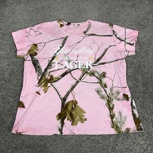 Yuengling Camo Shirt Womens XL Pink Beer Lager Realtree Camouflage Tee Top